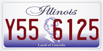 IL license plate Y556125