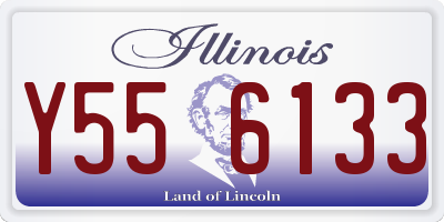 IL license plate Y556133
