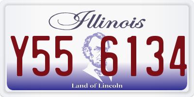 IL license plate Y556134