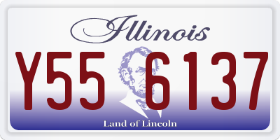 IL license plate Y556137