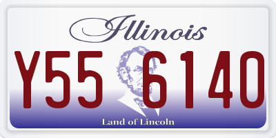 IL license plate Y556140