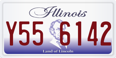 IL license plate Y556142