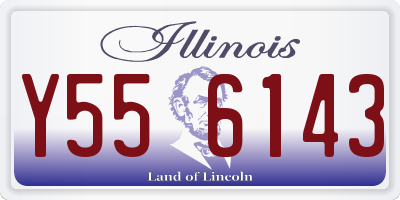 IL license plate Y556143