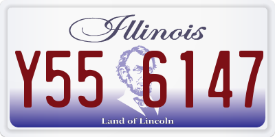 IL license plate Y556147