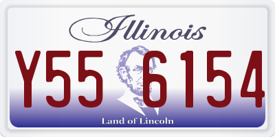 IL license plate Y556154