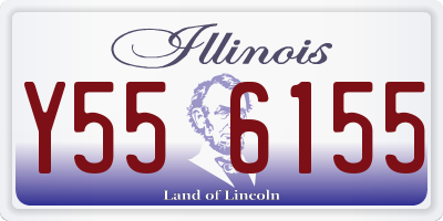 IL license plate Y556155