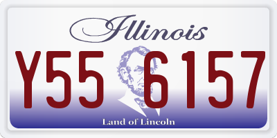 IL license plate Y556157