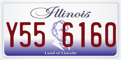 IL license plate Y556160
