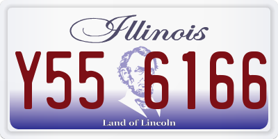 IL license plate Y556166