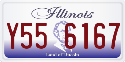 IL license plate Y556167