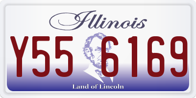 IL license plate Y556169