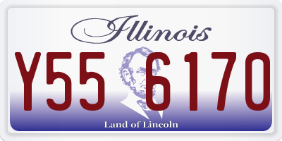 IL license plate Y556170