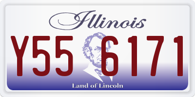IL license plate Y556171