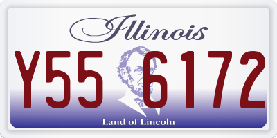 IL license plate Y556172