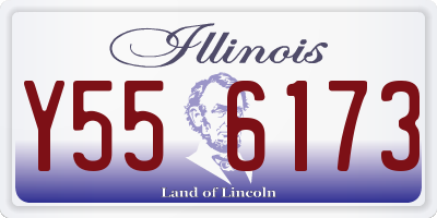 IL license plate Y556173