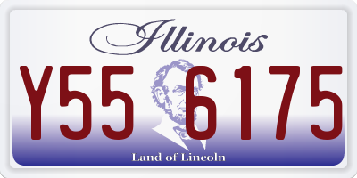 IL license plate Y556175