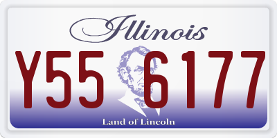 IL license plate Y556177