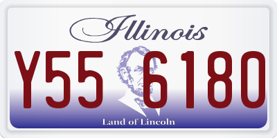 IL license plate Y556180