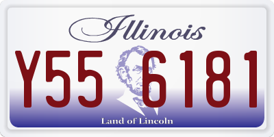 IL license plate Y556181