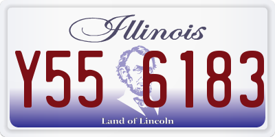IL license plate Y556183