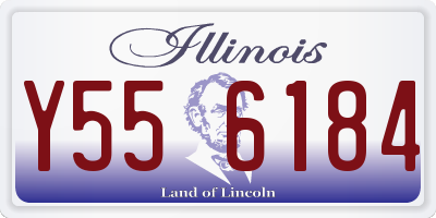 IL license plate Y556184