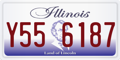 IL license plate Y556187