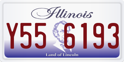 IL license plate Y556193
