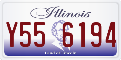 IL license plate Y556194