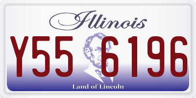 IL license plate Y556196