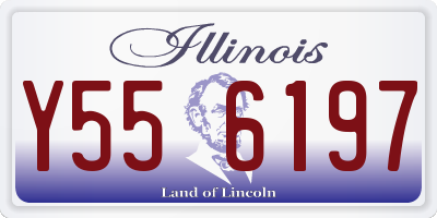 IL license plate Y556197