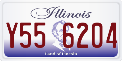 IL license plate Y556204