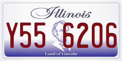 IL license plate Y556206