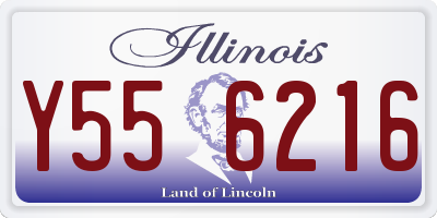 IL license plate Y556216