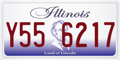 IL license plate Y556217