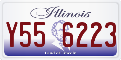 IL license plate Y556223
