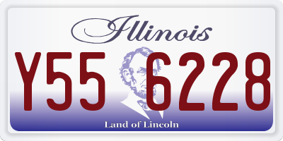 IL license plate Y556228