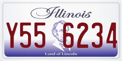 IL license plate Y556234