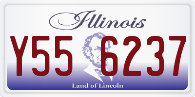 IL license plate Y556237