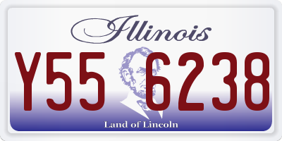 IL license plate Y556238