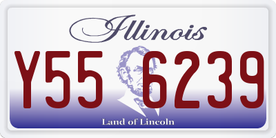 IL license plate Y556239