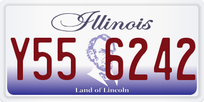 IL license plate Y556242