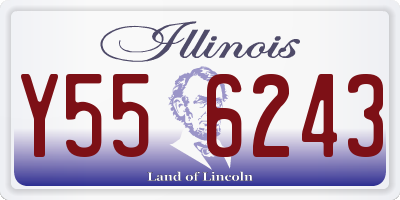 IL license plate Y556243