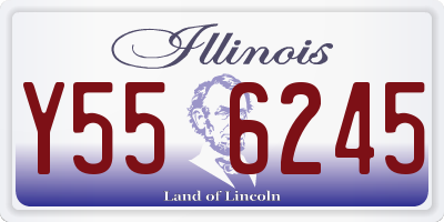 IL license plate Y556245