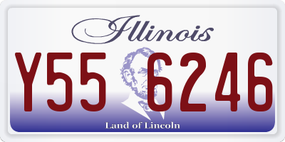IL license plate Y556246