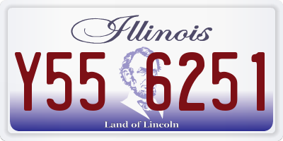 IL license plate Y556251