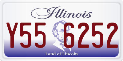 IL license plate Y556252