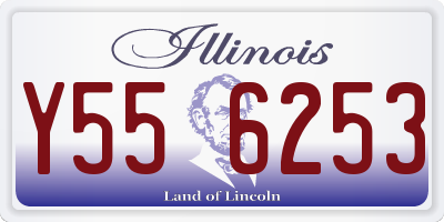 IL license plate Y556253