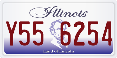 IL license plate Y556254