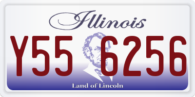 IL license plate Y556256