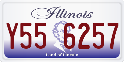 IL license plate Y556257